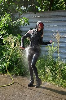 Shine through wetness